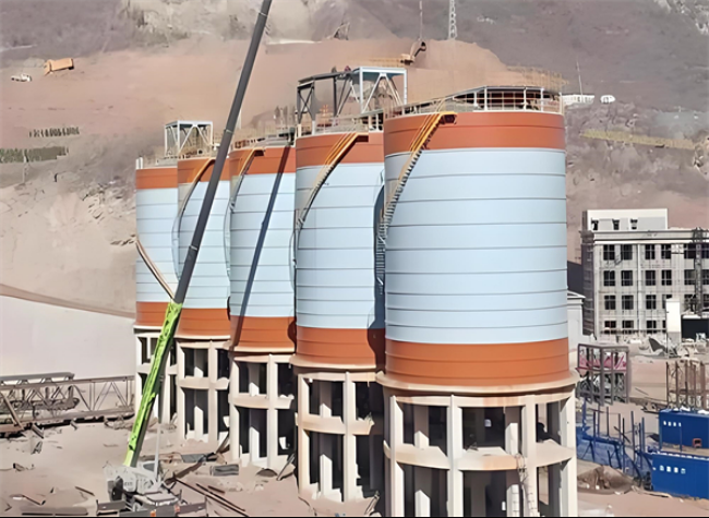 桂阳高架钢板仓